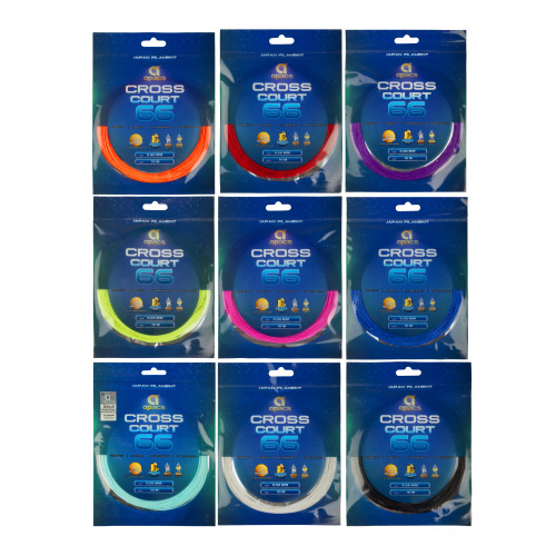 Cross Court grubość 0.66 Naciąg do rakiet badminton Apacs